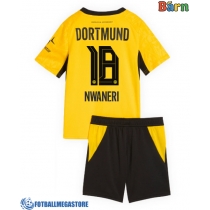 Fotballdrakt Barn Borussia Dortmund Ethan Nwaneri #18 Hjemmedraktsett 2026-27 Kortermet (+ Korte bukser)